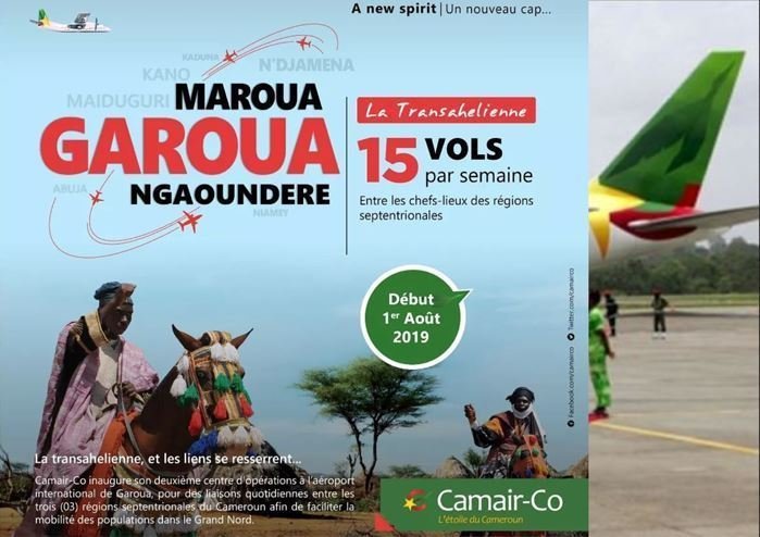 Camair-Co:                                                                                                                      Garoua,the new hub in northern Cameroon