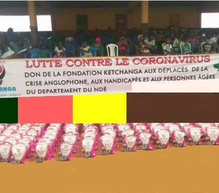 Lutte contre la Covid-19 :                                                                              Célestin KETCHANGA Aux côtés des Populations et des Administrations