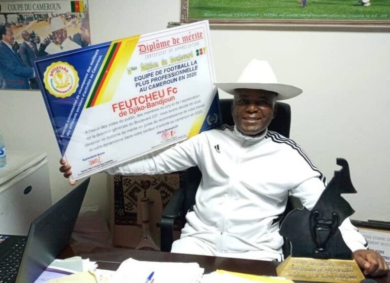 Excellence Sportive:                                                                                        Joseph FEUTCHEU honoré par «Le Boulevard 237»