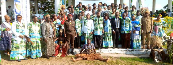 Festival Ngan Nkam 2021:                                                                                                                                                            J.E Ngallè Bibéhè Apprécie les Actions Menées par l’Association Nkam Génération Millénium (NGM)