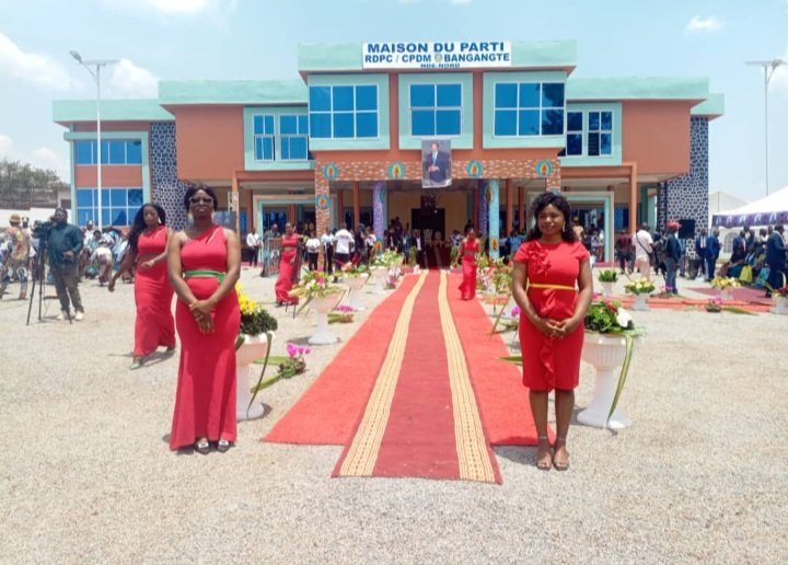 inauguration de la maison du parti de Bangangté