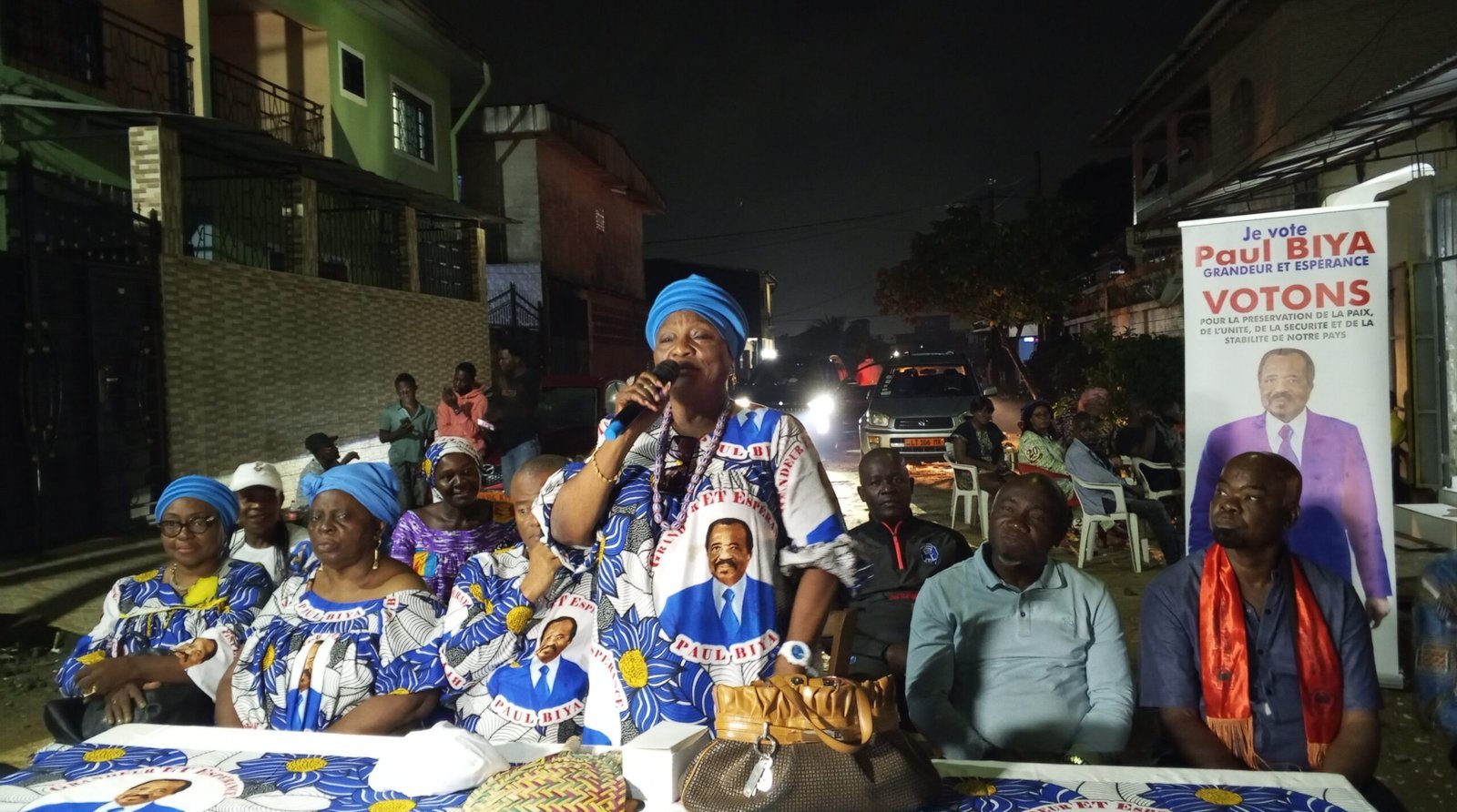 Campagne électorale à Douala 5ème: Nathalie Flore Epse Mbella galvanise tout le secteur-10 pour garantir un vote à 100% en faveur du candidat Paul BIYA