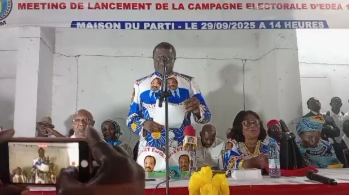Campagne présidentielle du Rdpc à Edéa: NGALLE BIBEHE rassure un 100% au candidat Paul BIYA