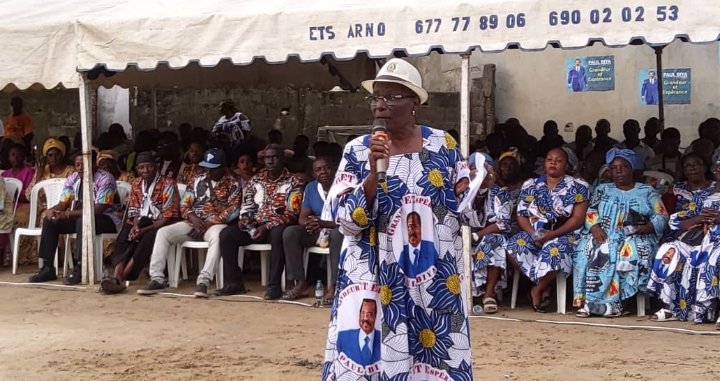 Campagne présidentielle à Douala 5ème: Les populations de Bonangang et de Bonamoussadi réunies derrière Honorable Elise POKOSSY DOUMBE pour le triomphe du candidat Paul Biya